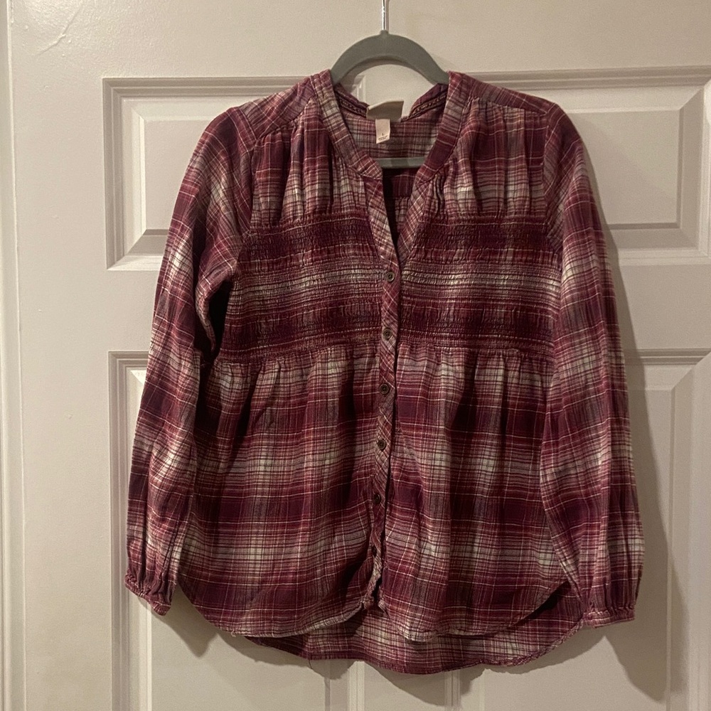 🧡 Women’s Knox Rose plaid top